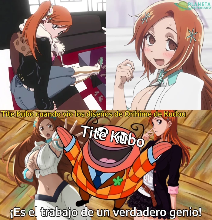 Kudou con Orihime es como Leonardo ante su Gioconda