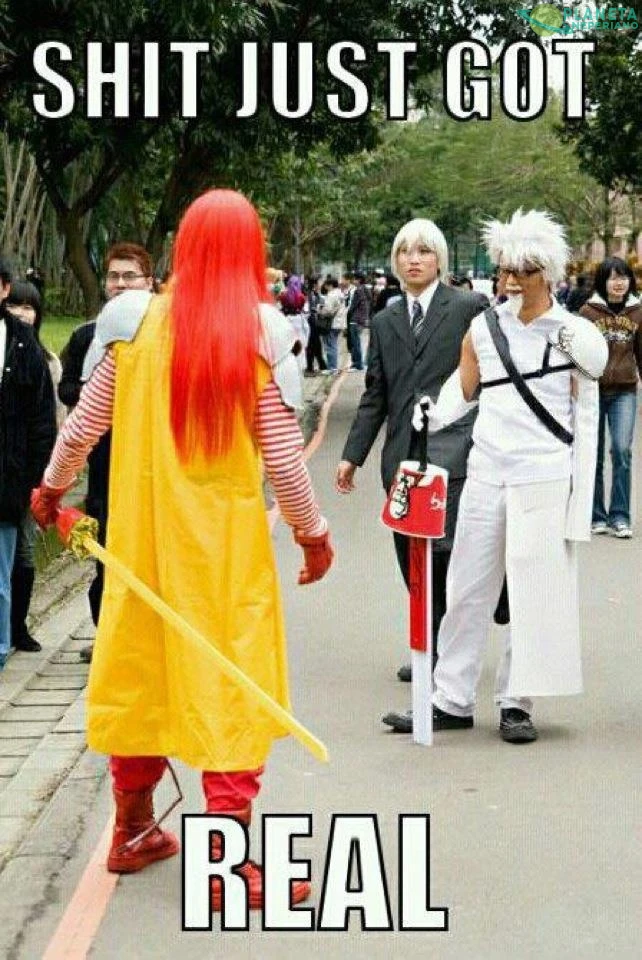 Sephiroth mcdonald's VS Cloud KFC