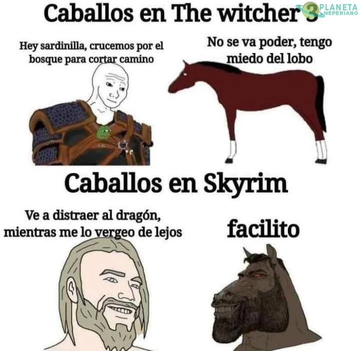 Y sin embargo, son los caballos de The Witcher los mas realistas
