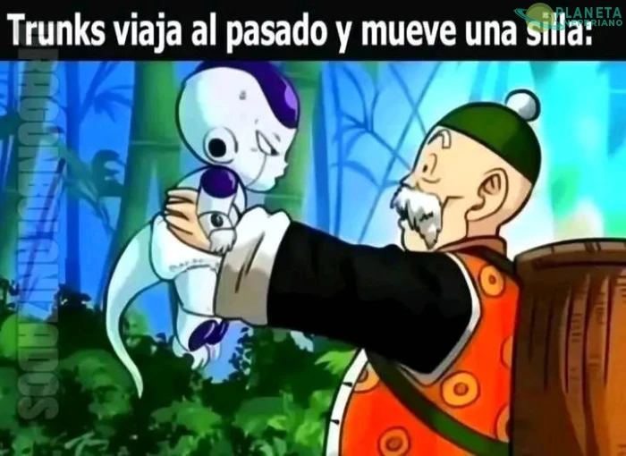 Trunks, deja de jugar con la maquina del tiempo