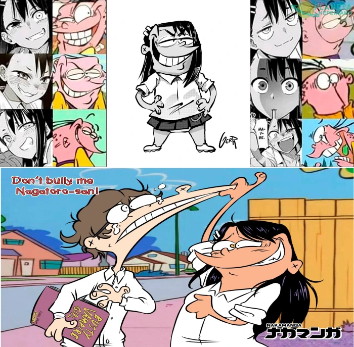 hubiera deseado no haber visto esa comparacion, ahora no puedo ver a Nagatoro sino a Eddy