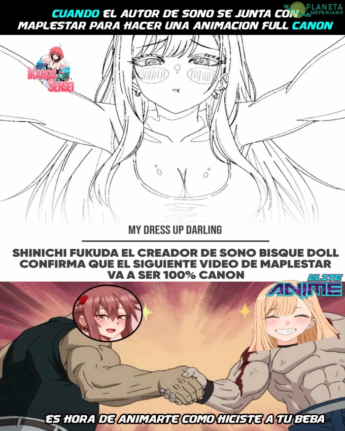 poco a poco, maplestar cruza la barrera hacia lo canon