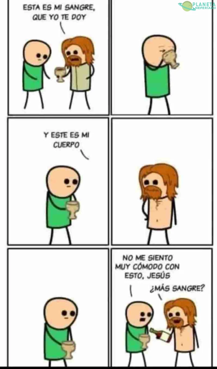 La eucaristia se puso raro