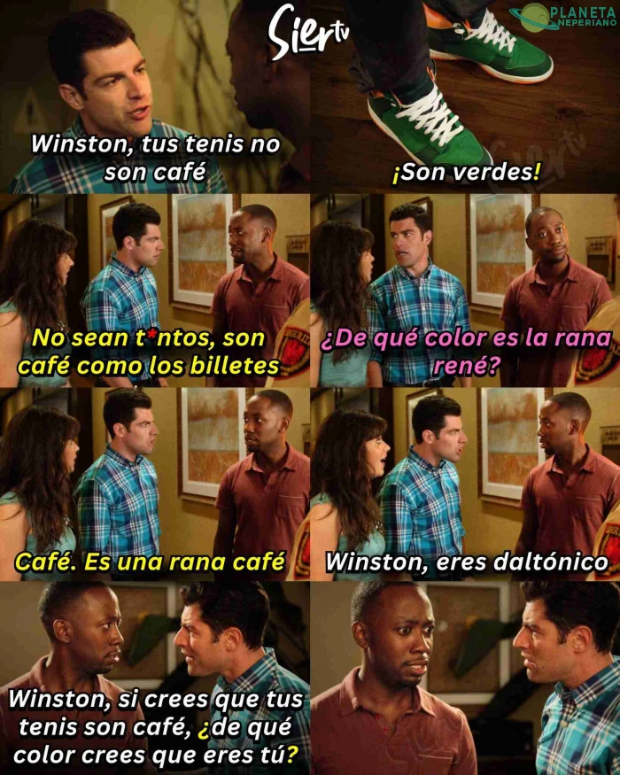 Terrible caso de daltonismo