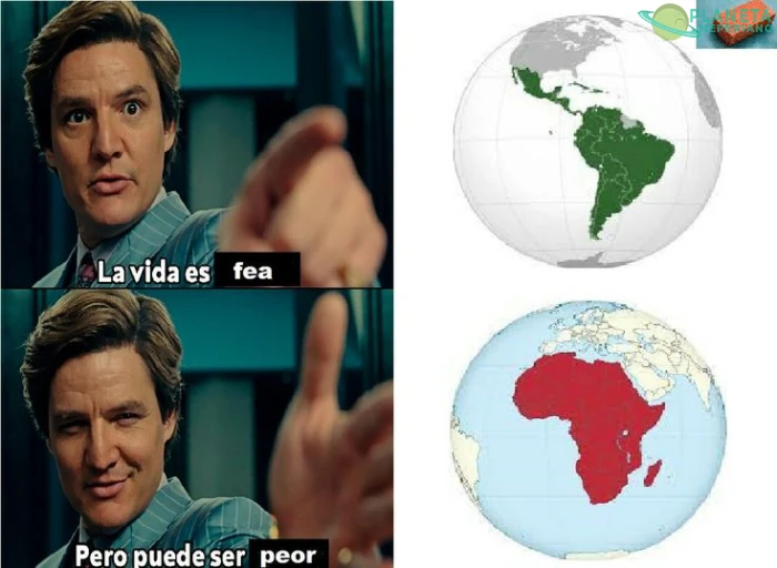 Por suerte somos marrones...