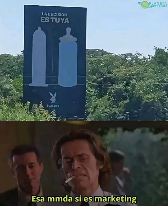 Marketing del bueno...