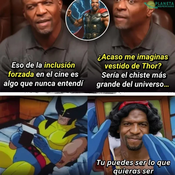 Una película donde Crews sea todos los personajes. Ahí tienen su nueva idea millonaria 