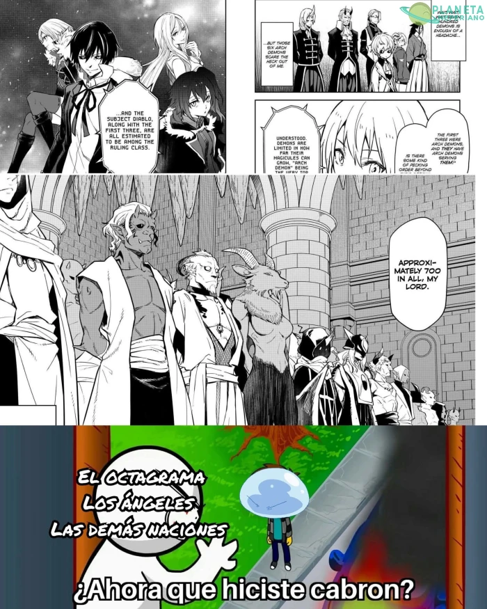 Rimuru especializándose en sacarle canas a todo el mundo