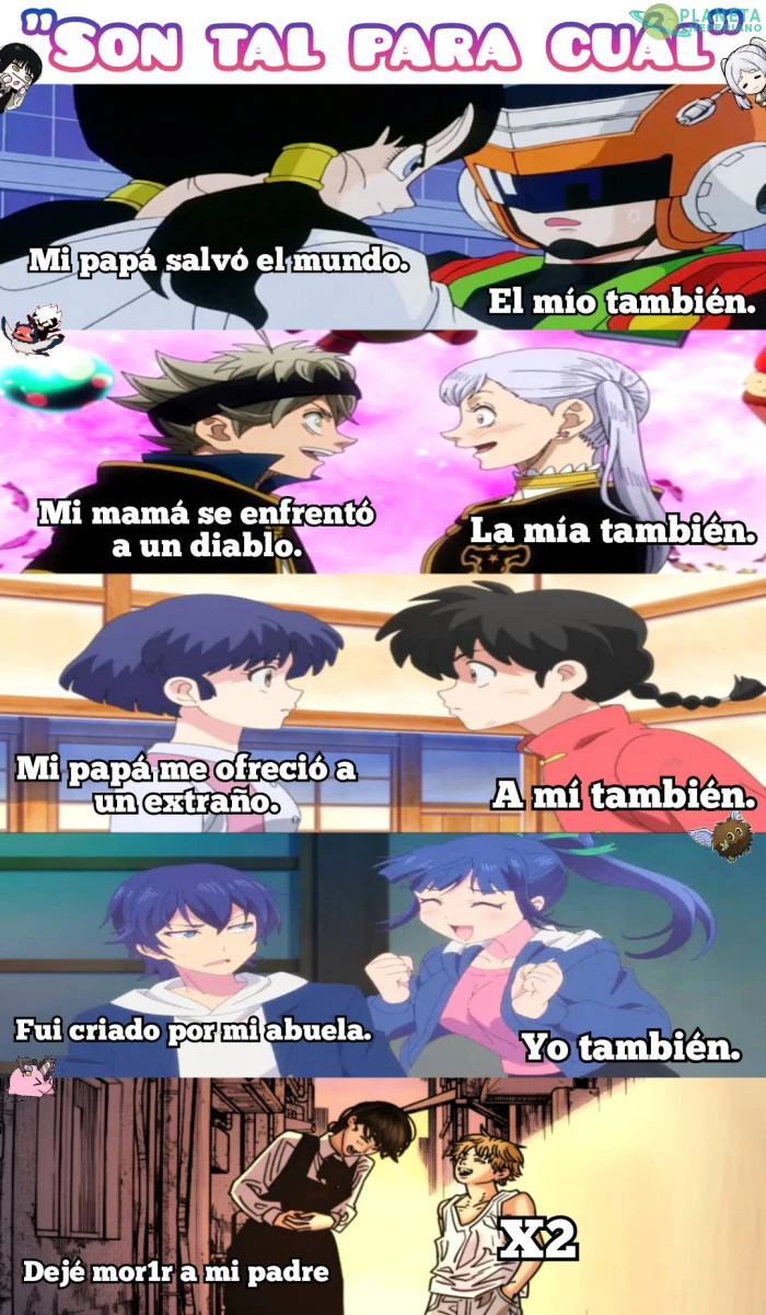 al menos tendrán siempre un tema comun que hablar