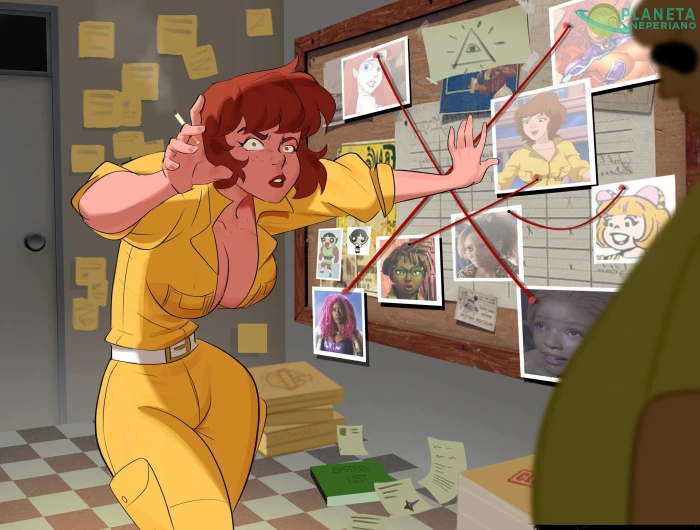 April O'neill y la conspiración de las pelirrojas desapareciendo de Hollywood