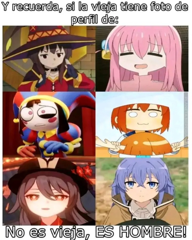 Y recuerden no existen mujeres en el internet :v