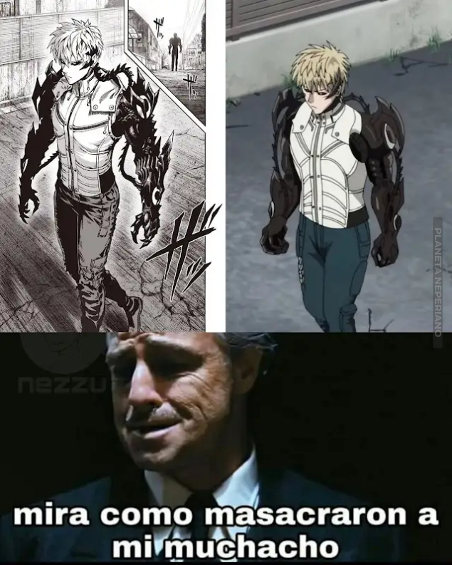 De un lado tenemos a genos y del otro a menos 