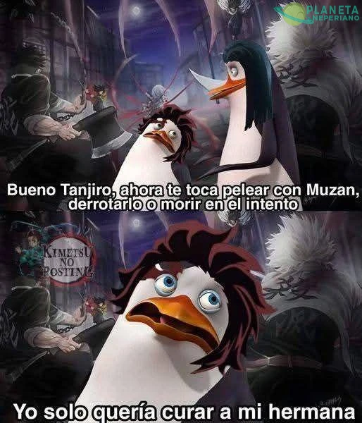 Pobre tanjiro sacrificado 