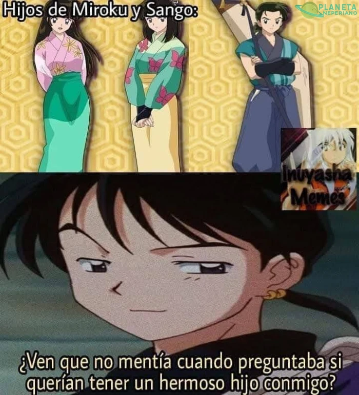 Bueno, genéticamente era un Ganar-ganar tanto por Miroku como por Sango