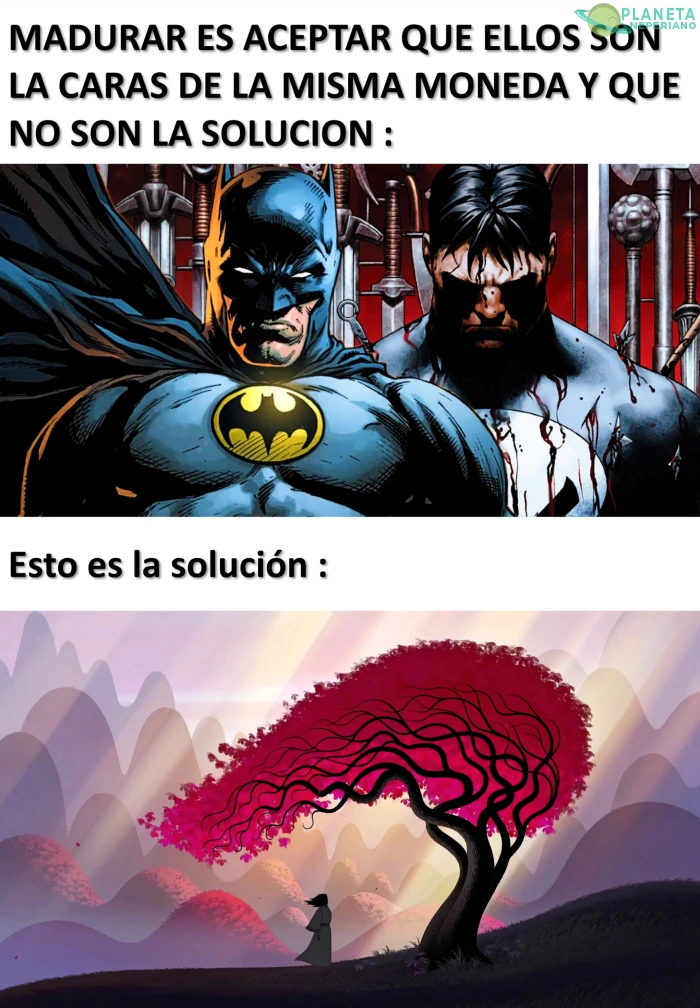 Creo que el truco es que el ejemplo a seguir no este mal de la cabeza y haya encontrado paz