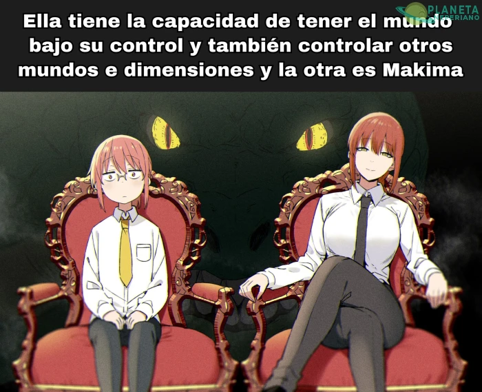 kobayashi, reina absoluta y gobernante sobre el bien y sobre el mal. Makima debe aprender de ti.