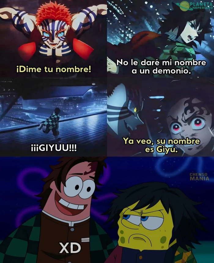 Giyuu: condenado tanjiro, deja de dañarme el aura