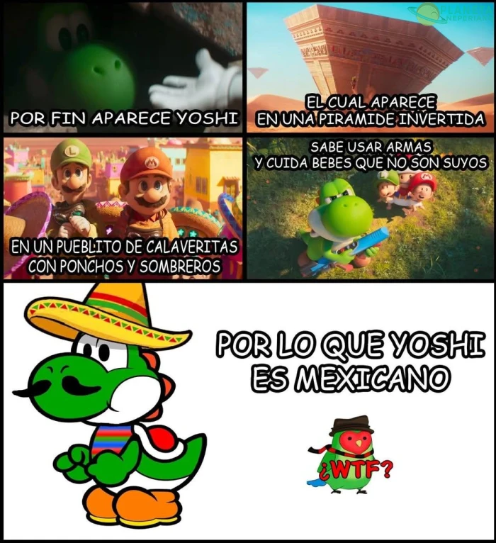 Mexican Yoshi. Cuidado, no te dejes pillar de ICE
