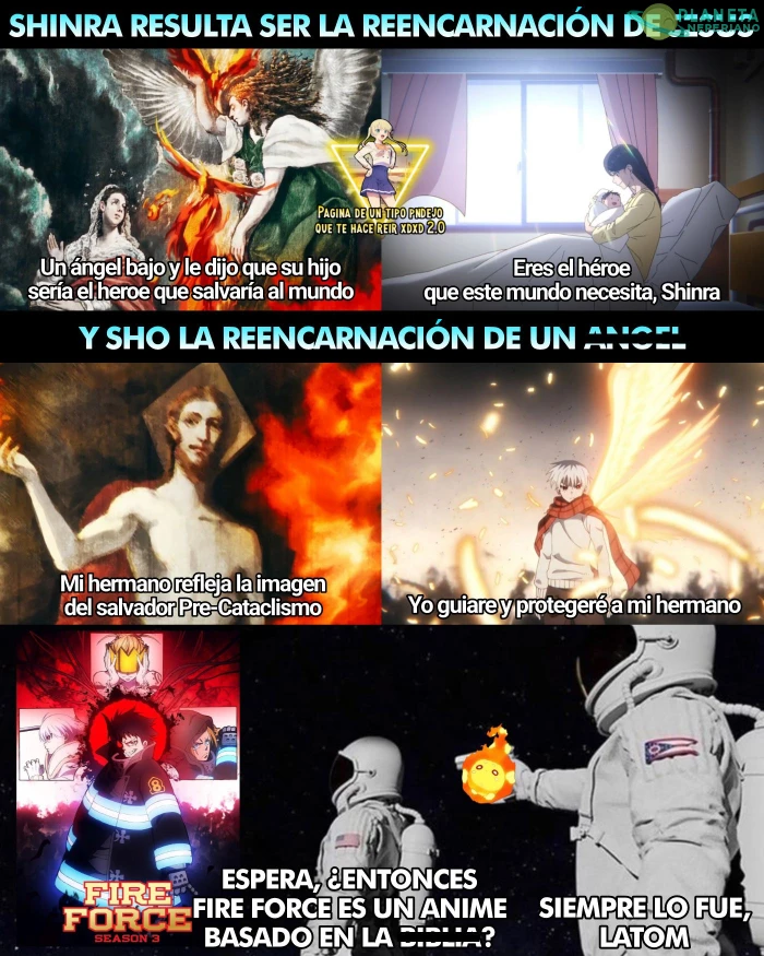 Dios te salve Mari, llena eres de Gracia, y bendito el fruto de tu vientre, shinra y sho