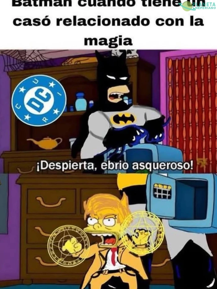 Cómo Batman ve a Constantine...