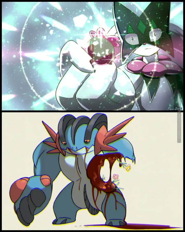 Asi se siente una debilidad x4 a planta ☠️