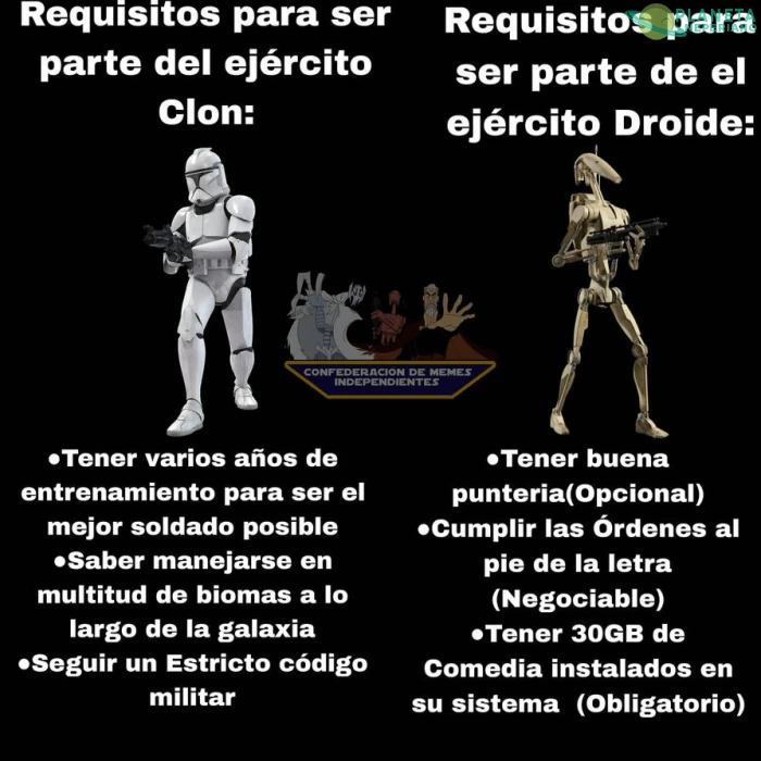 La comedia de los B1 siempre es obligatoria