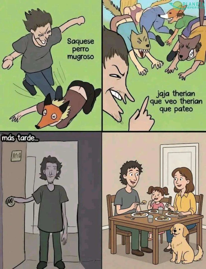 Pateo y tuvo un desayuno tranqui