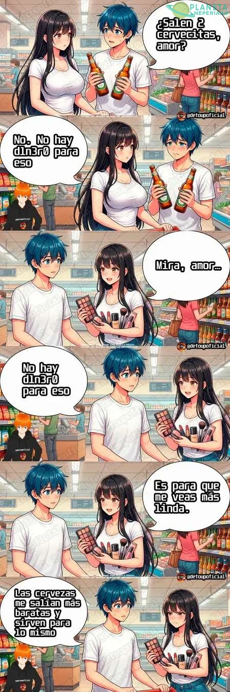 La logica de la cerveza no tiene falla y se puede compartir :D