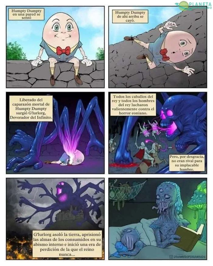 Ese cuento habria tenido un lore interesante en manos de Lovecraft