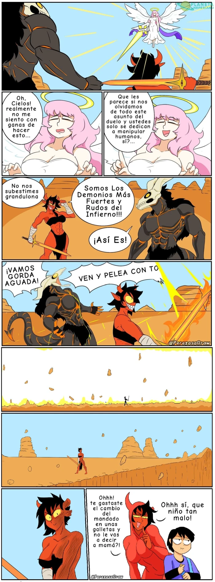 los demonios existen por piedad de los ángeles