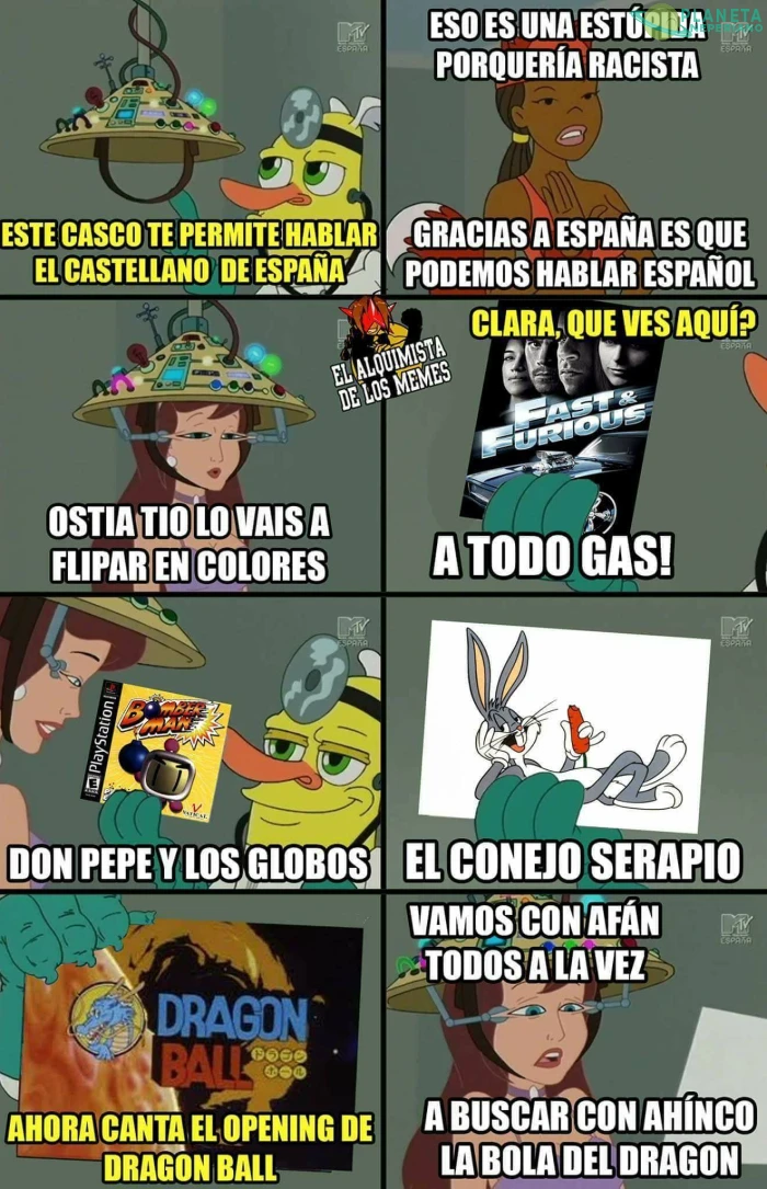 es la única forma de que esos doblajes tengan sentido