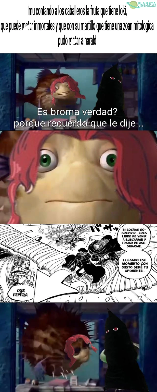 en ese momento, Shamrock sintió el verdadero terror