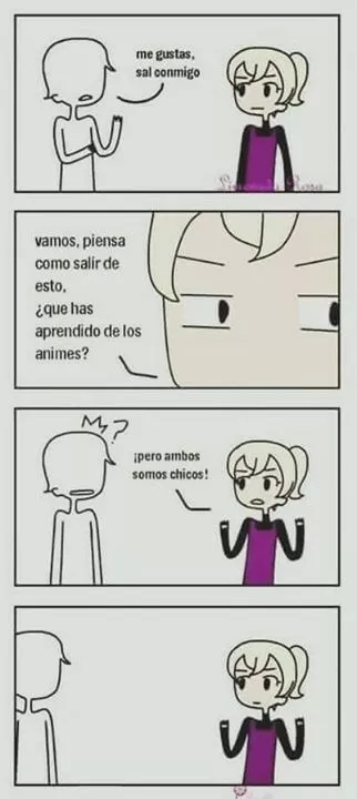 Y despues dicen que el anime es malo