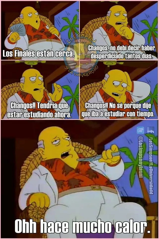 Y los exámenes?